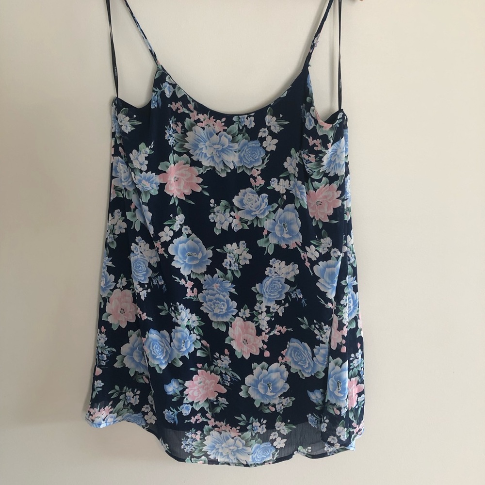 FOREVER21 Spaghetti Strap Floral Mini Dress